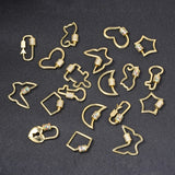 DIY Fastener Carabiner Spiral Hook Lock Clasps Women Pendant Jewelry Making