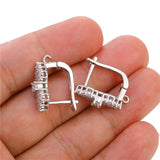 DIY Fine Jewelry Material Supplies Earwire Gold/Silver Earring Hooks Accessories
