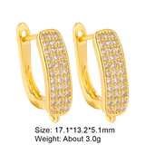 Gold/Silver Fastener Shvenzy Ear Wire Earring Hooks for Charms Bridal Earrings