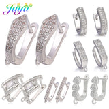 Silver Plated Bails Ear Wire Hooks for Earring Making