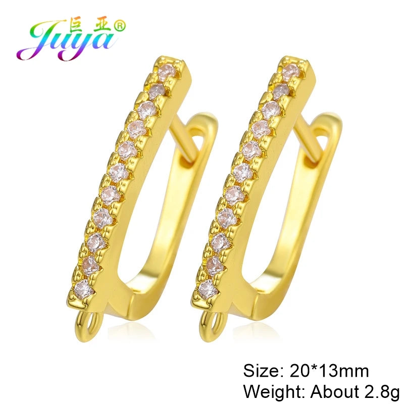 Silver Plated Bails Ear Wire Hooks for Earring Making