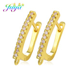 Silver Plated Bails Ear Wire Hooks for Earring Making