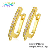 Silver Plated Bails Ear Wire Hooks for Earring Making