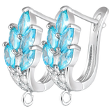 Silver Plated Ear Wire Earring Hooks for Women Earrings Making