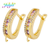 Silver Plated Ear Wire Fixture Shvenzy Basic Earring Hooks Accessories