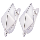 Silver Plated Ear Wire Fixture Shvenzy Earring Hooks For Dangle Charms Making