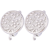 Silver Plated Ear Wire Fixture Shvenzy Earring Hooks For Dangle Charms Making