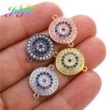 Turquoise Shell Evil Eye Charms for Jewelry Making