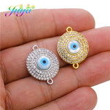Turquoise Shell Evil Eye Charms for Jewelry Making