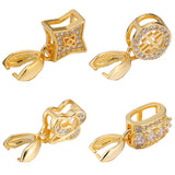 DIY Jewelry Pinch Clamp Clip Bails Pendant Clasp for Women