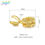 DIY Jewelry Pinch Clamp Clip Bails Pendant Clasp for Women