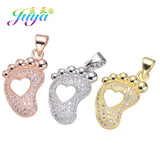 Cz Paved Glitters Heart Key Charm Pendant For Women