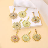18K Plated Evil Eye Star Charms for DIY Jewelry Making