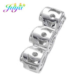 Natural Stones Pearls Jewelry Making Supplies 3 Holes Spacer Bars