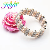 Natural Stones Pearls Jewelry Making Supplies 3 Holes Spacer Bars
