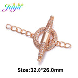 Micro Pave Zircon Lobster Clasp for Beading Jewelry