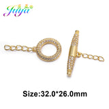 Micro Pave Zircon Lobster Clasp for Beading Jewelry