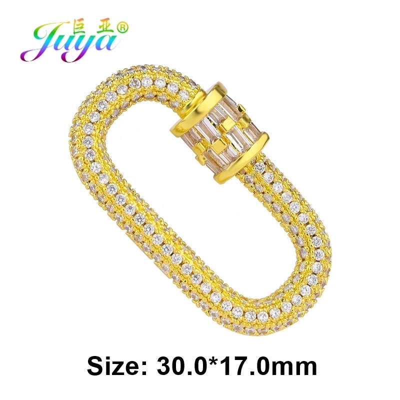DIY Pendant Carabiner Clasps Fastener Lock Clasp Accessories