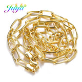 DIY Pendant Choker Necklace Mesh Chains Carabiner Screw Clasps Punk Jewelry