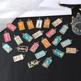 Colorful Macaron Enamel Greek Gods Evil Eye Moon Star Amulet Charms