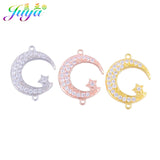 Islamic Jewelry Connectors Qamis Allah Moon for DIY Making