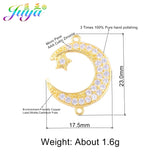 Islamic Jewelry Connectors Qamis Allah Moon for DIY Making