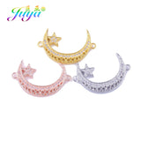 Islamic Jewelry Connectors Qamis Allah Moon for DIY Making