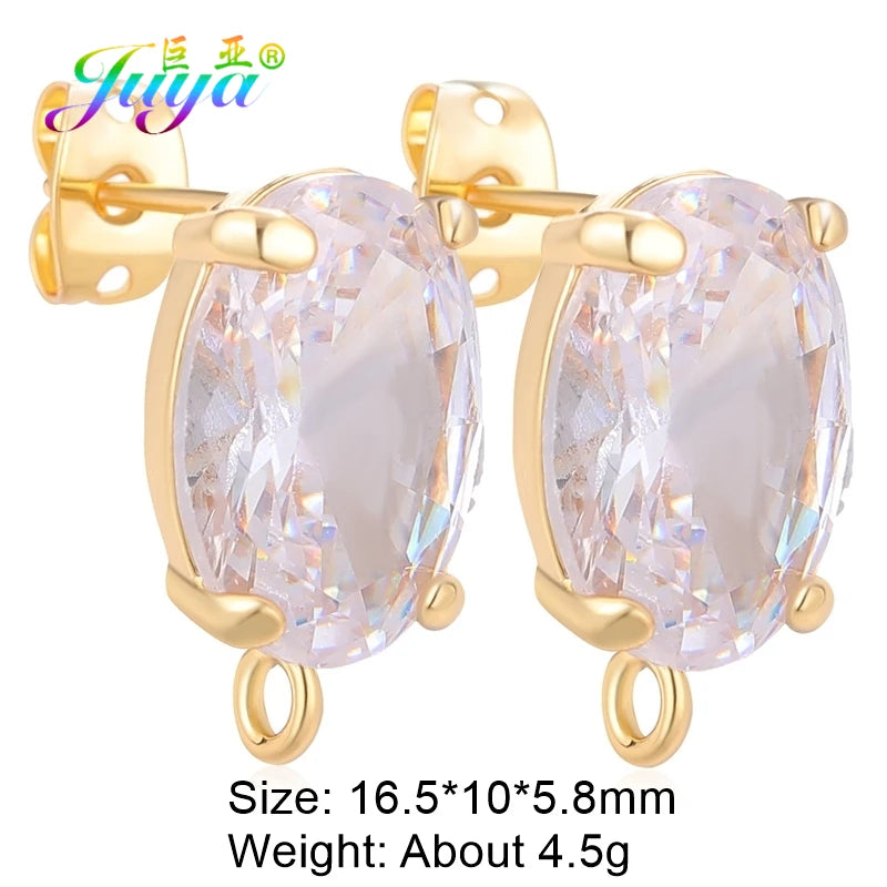 18K Real Plated Earwire Fastener Earring Hooks