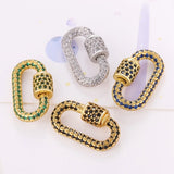 DIY Punk Pendant Jewelry Making Screw Clasps