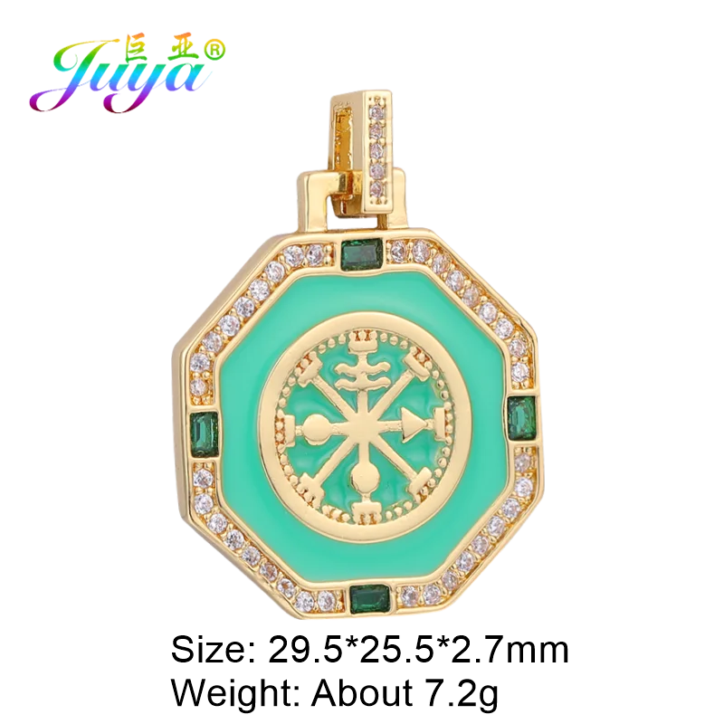 Enamel Pendants Greek God Evil Eye Moon Star Charms