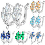 18K Plated Fastener Earwires Basic Earring Hooks for DIY Women Earrings