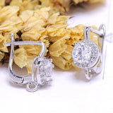 Silver Plated Shvenzy Ear Wire Fixtures Fastener Earring Hooks