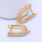 Silver Plated Shvenzy Ear Wire Fixtures Fastener Earring Hooks
