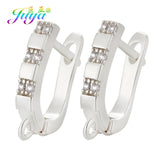 Silver Plated Shvenzy Ear Wire Fixtures Fastener Earring Hooks
