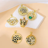 18K Gold Plated Zircon Hamsa Hand Charms