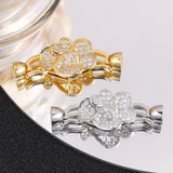 18K Silver Plated Bead Pearls Jewelry Fastener Locks Closure