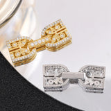 18K Silver Plated Bead Pearls Jewelry Fastener Locks Closure