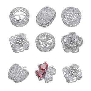 Copper Spacer Charm Beads for Jewelry Making