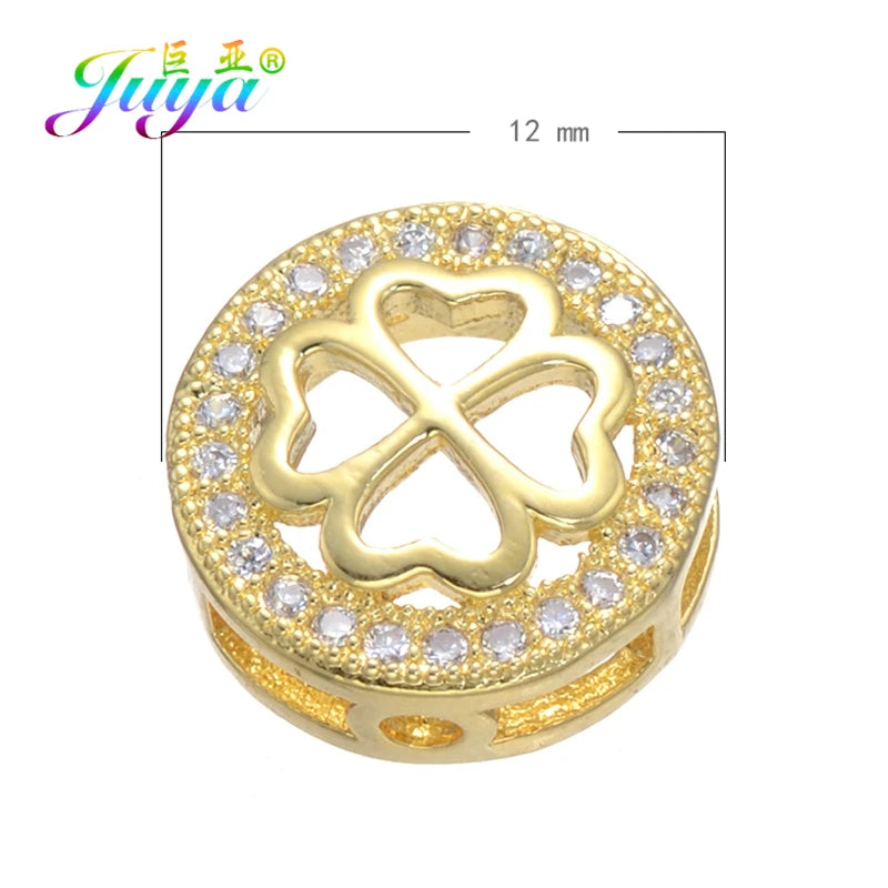 Copper Spacer Charm Beads for Jewelry Making