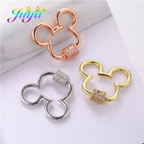 Screw Lock Carabiner Clasps Accessories for DIY Mesh Chains