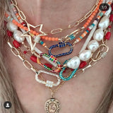 Screw Lock Carabiner Clasps Accessories for DIY Mesh Chains