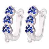 Silver Plated Ear Wire Earring Hooks for DIY Earrings