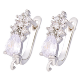 Silver Plated Ear Wire Earring Hooks for DIY Earrings