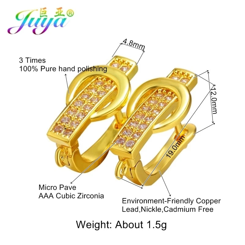 Gold/Silver Earring Hooks Leverback Earwire for Earrings Making