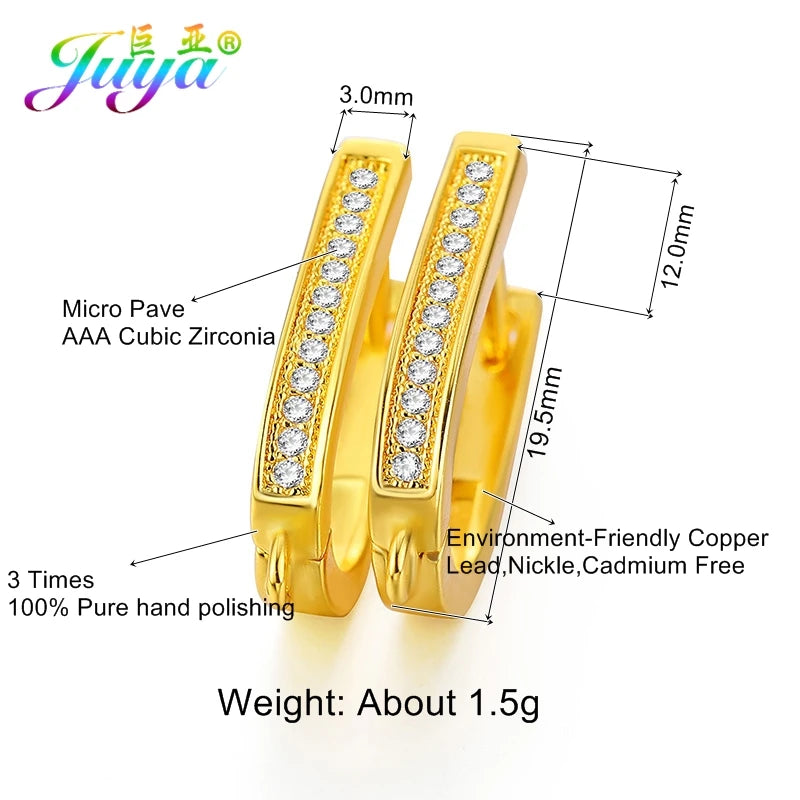 Gold/Silver Earring Hooks Leverback Earwire for Earrings Making