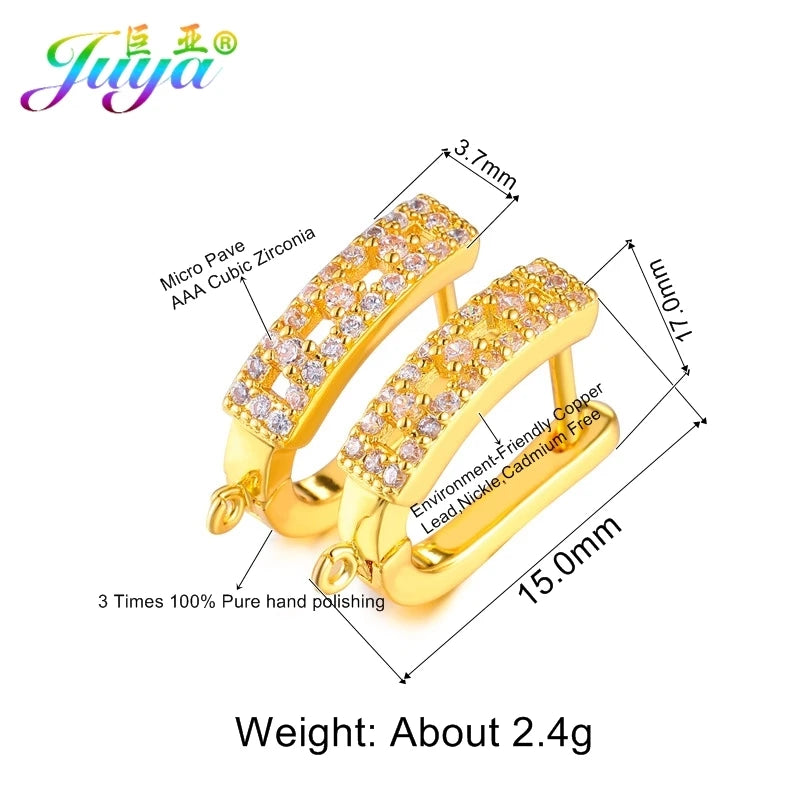 Silver Plated Ear Wire Earring Hooks for DIY Earring Making
