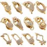 Gold/Silver Plated Fastener Locks Lobster Clasps Jewelry Making