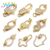 Gold/Silver Plated Fastener Locks Lobster Clasps Jewelry Making