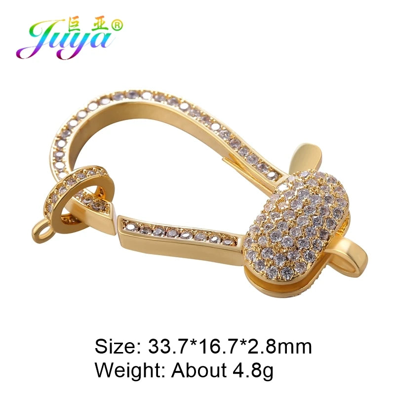 Gold/Silver Plated Fastener Locks Lobster Clasps Jewelry Making