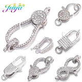 Gold/Silver Plated Fastener Locks Lobster Clasps Jewelry Making